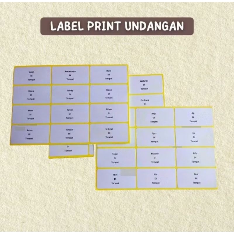 

Label undangan pernikahan 103