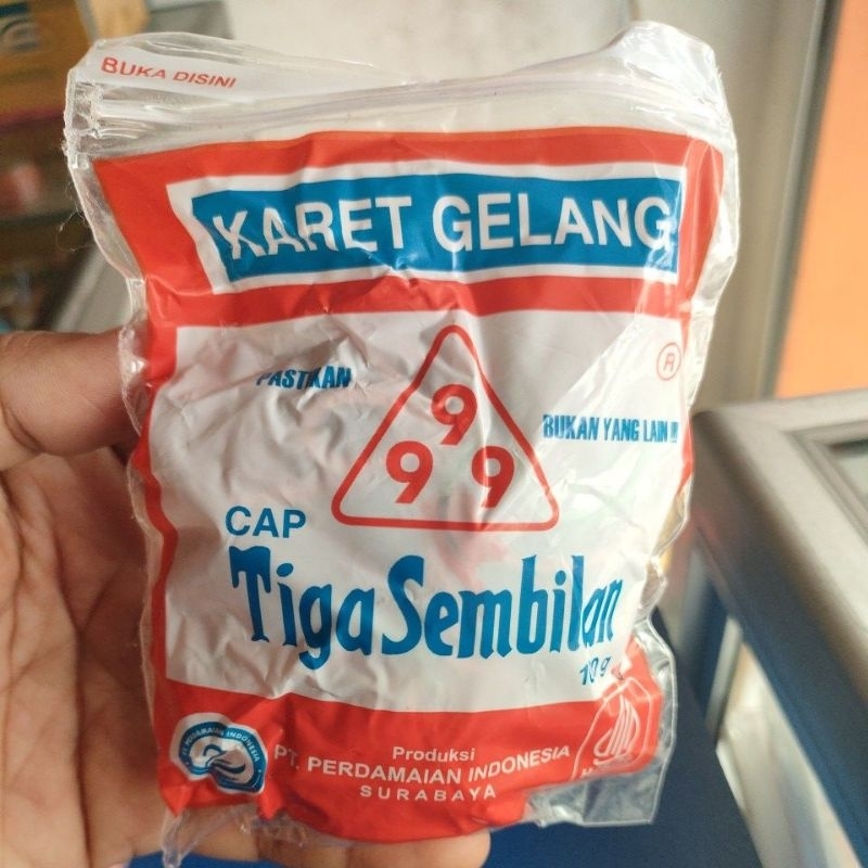 

Karet Gelang cap Tiga Sembilan