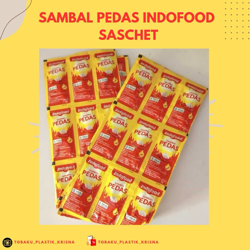 

SAMBAL PEDAS INDOFOOD SASCHET 1 PAX ISI 36