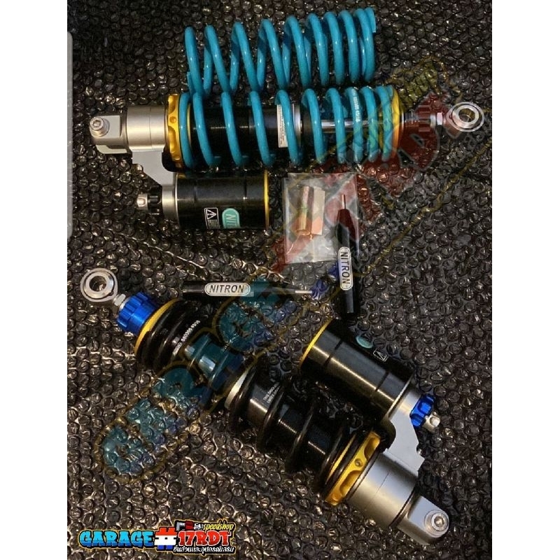 Shockbreaker Nitron Tabung Bawah 330mm Preload Rebound Adjustable Soft Hard Fungsi Single Matic Orig