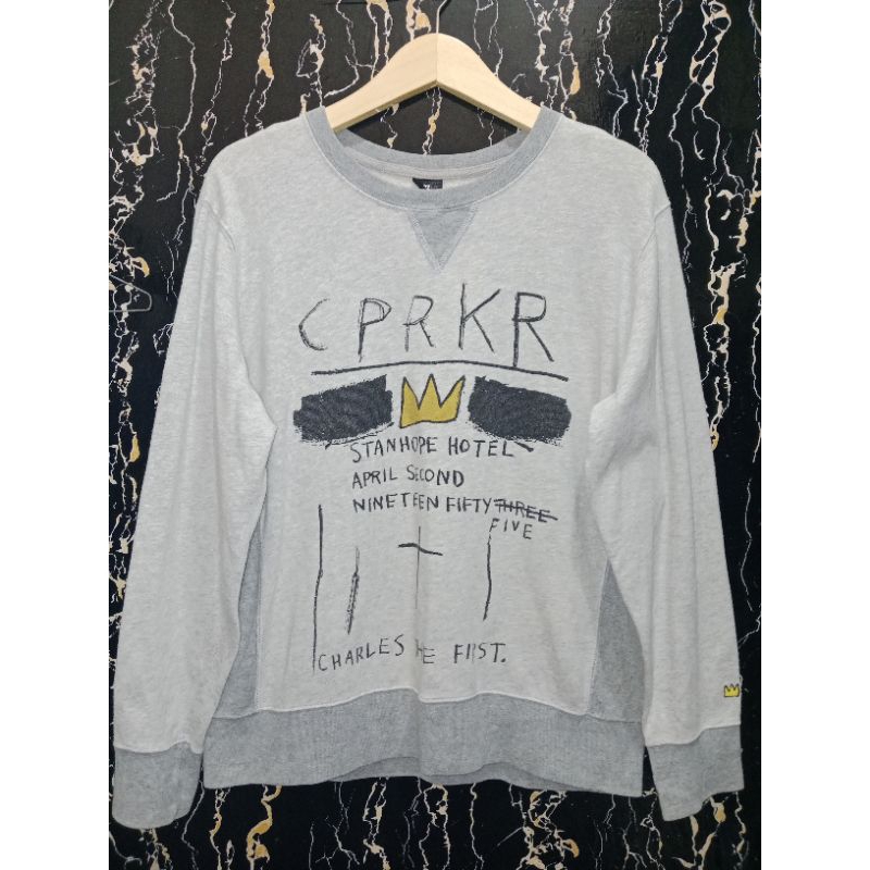 crewneck jean michel basquat