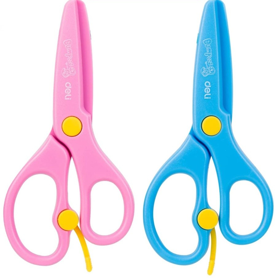 

Deli ED60402 Gunting Anak Plastik tip tumpul untuk penggunaan yang aman desain trendi