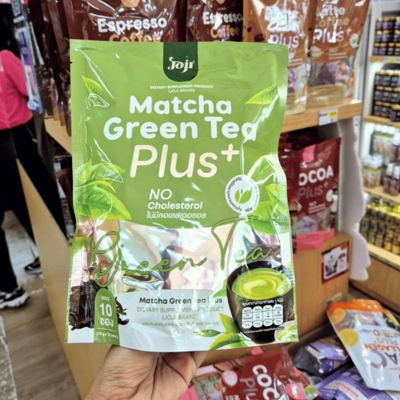 

Joji matcha greentea plus + 100% ori bubuk isi 10sachet