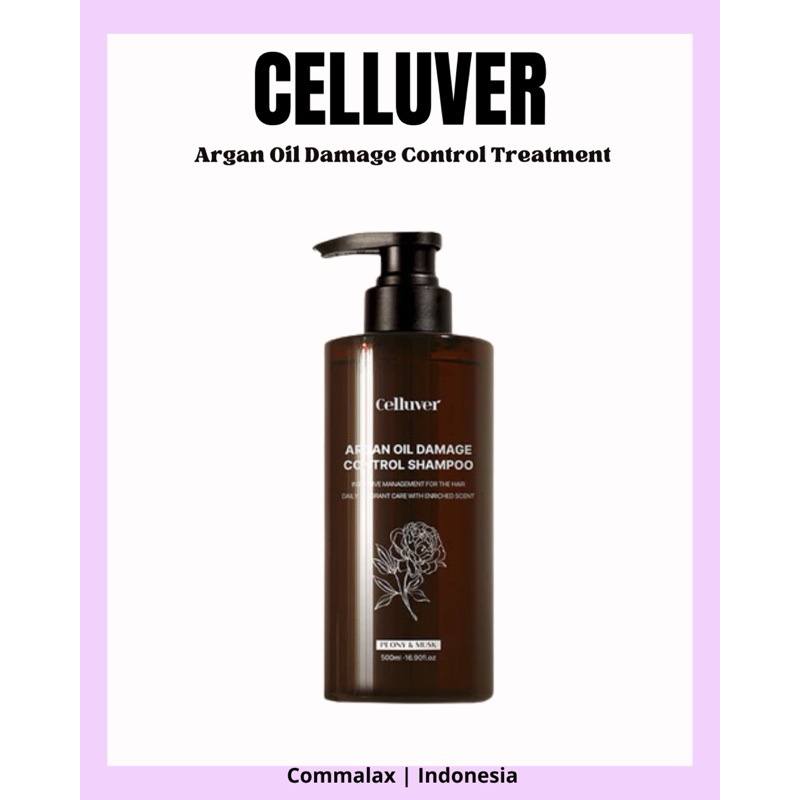 CELLUVER 500ml - Argan Oil Damage Control Shampoo