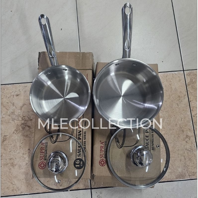 SAUCE PAN STAINLESS SUPRA SUS 304 / PANCI STAINLESS SUPRA