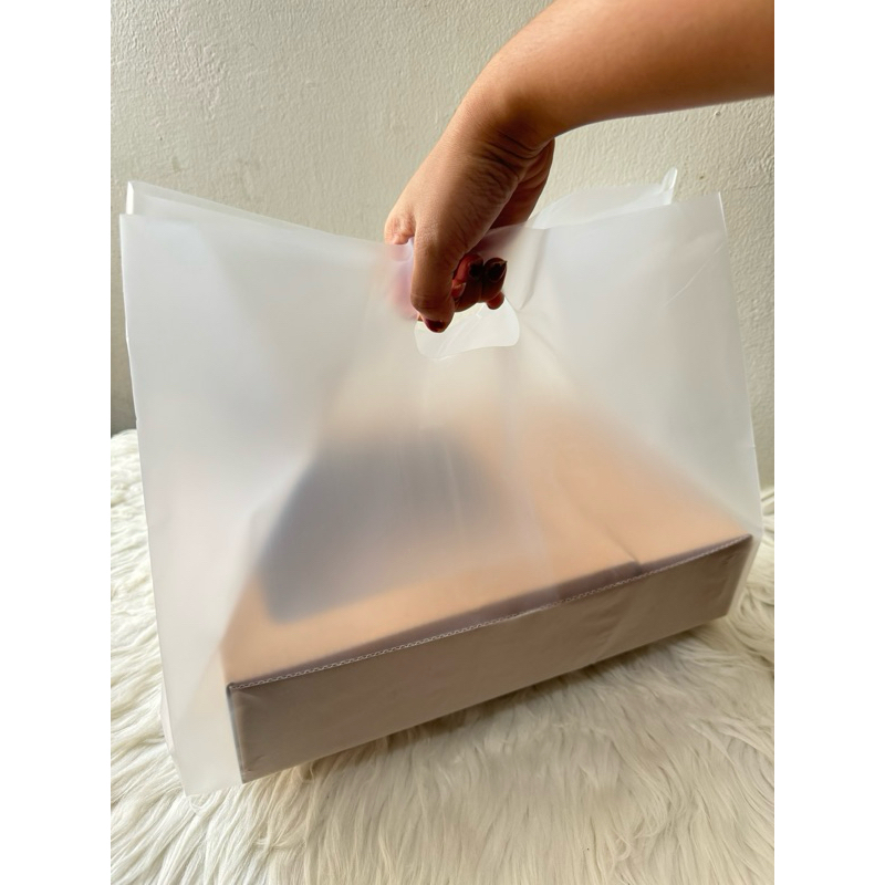 Kantong Plastik Tebal muat Kotak Sekat Catering Hampers Nasi