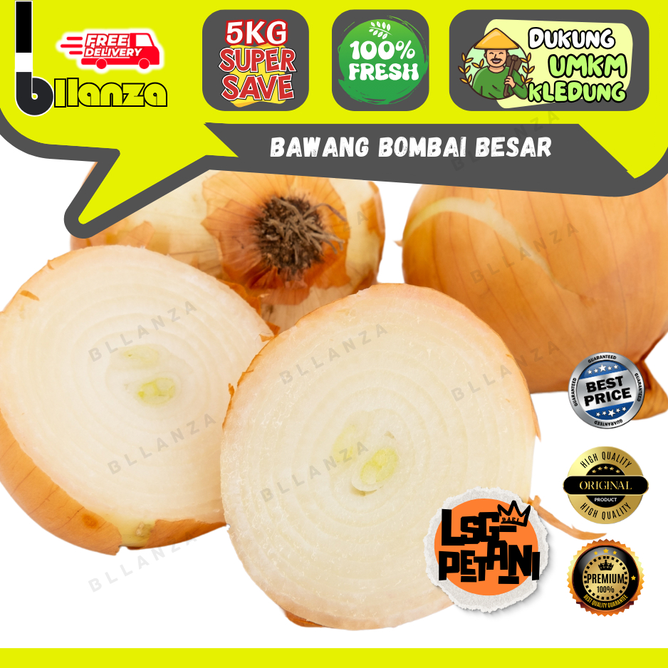 

Bllanza | Bawang Bombay Super / Besar / 60/80 — GROSIR Termurah (C)