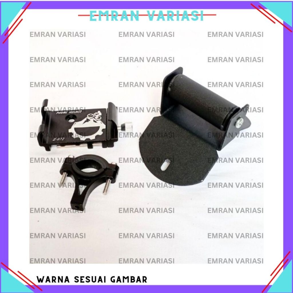 PAKET HOLDER GPS HP NMAX NEW PHONE HOLDER ALUMUNIUM STANG MOTOR BRAKET BRACKET BREKET HOLDER HANDPHO