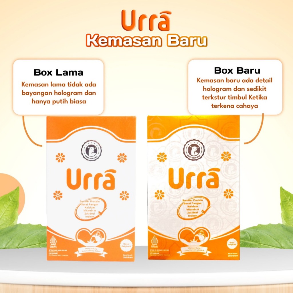 

URRA Susu Kambing Saneen Untuk Penambah Berat Badan & Tinggi Badan Anak - 2 Box