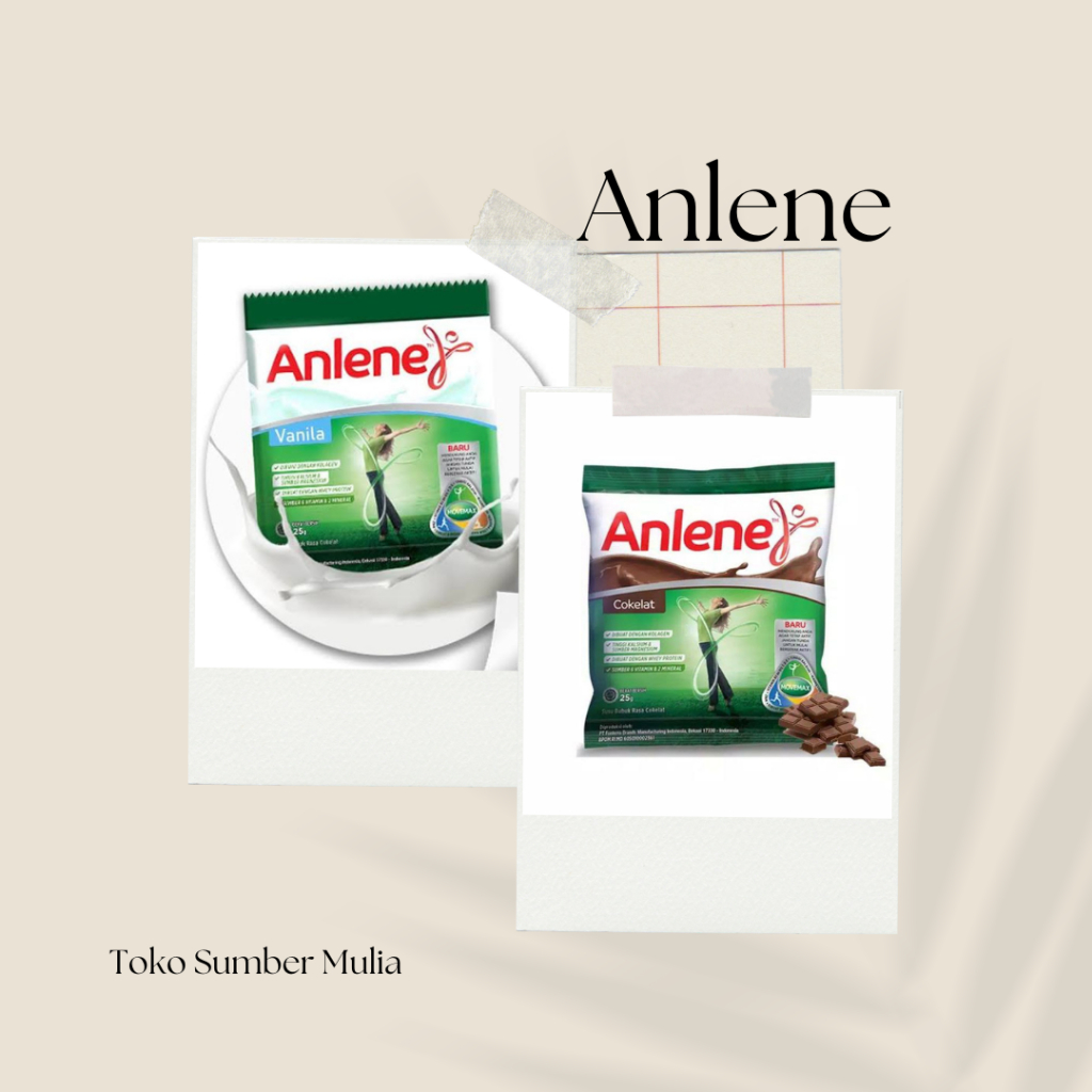 

Susu Anlene Renteng Rasa Cokelat dan Vanila