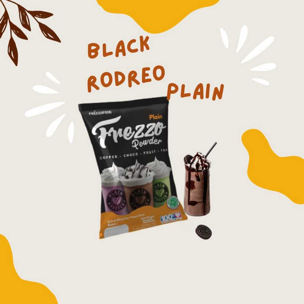 

Bubuk minuman Black rodreo PLAIN /Minuman kekinian murah/Bossboba