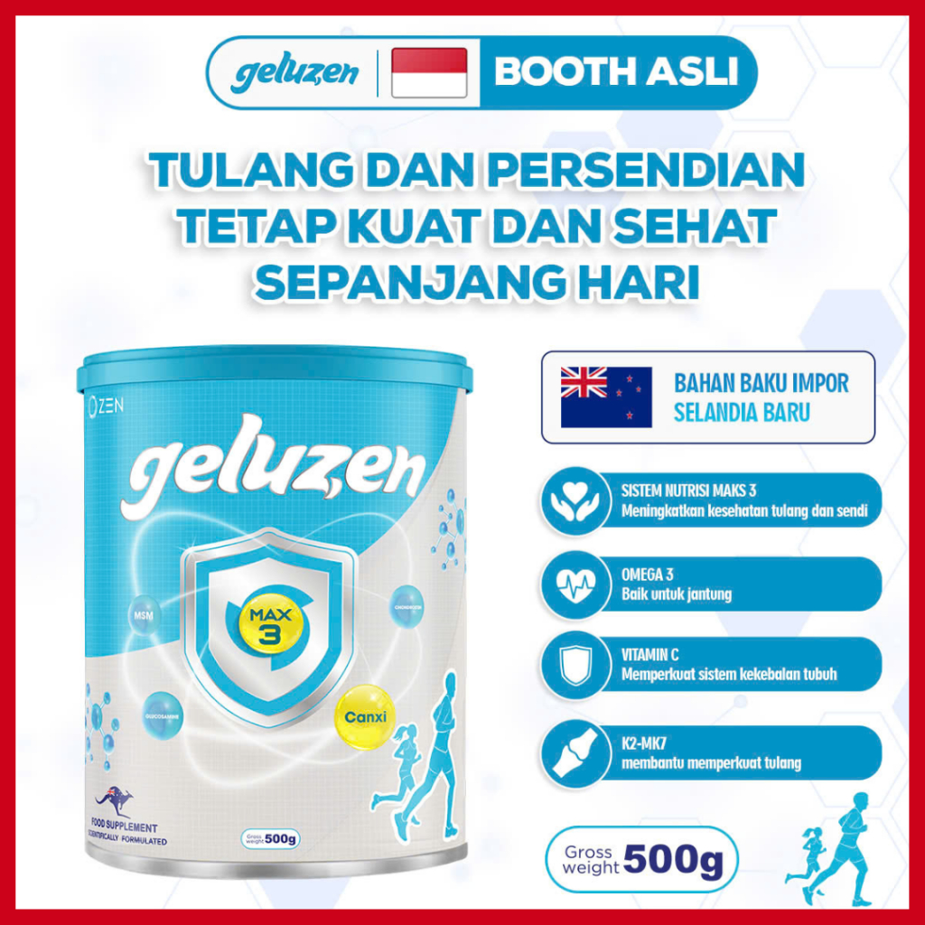 

GELUZEN ASLI ORIGINAL OBAT ANTI SENDI NYERI OTOT TULANG TERBAIK KHASIATNYA