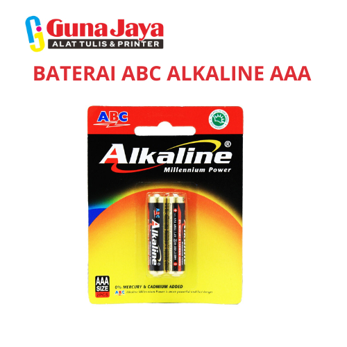 BATERAI ABC ALKALINE AAA - BATU BATERAI ABC ALKALINE