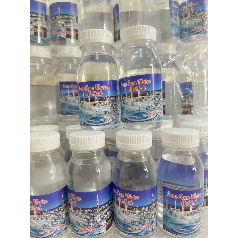 

Paket 50pcs Air Zam Zam 80ml Asli Original | Zam Zam Water Makkah
