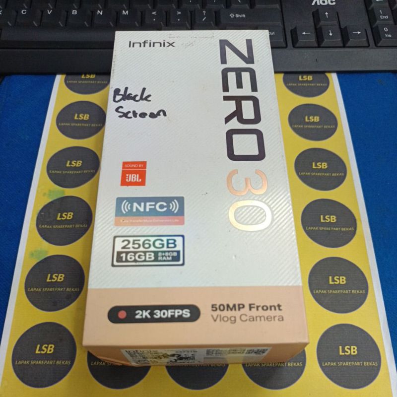 DUS BOX HANDPHONE INFINIX ZERO 30 ORIGINAL BEKAS