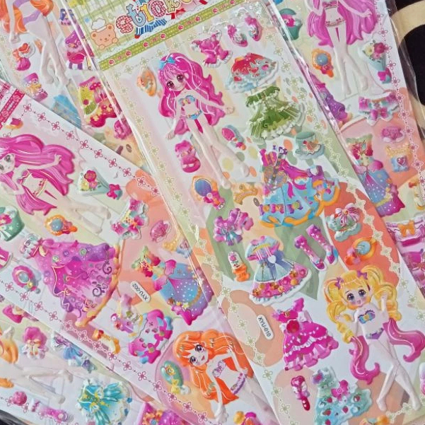 

sticker bp timbul jumbo panjang / mainan stiker tempel anak lucu