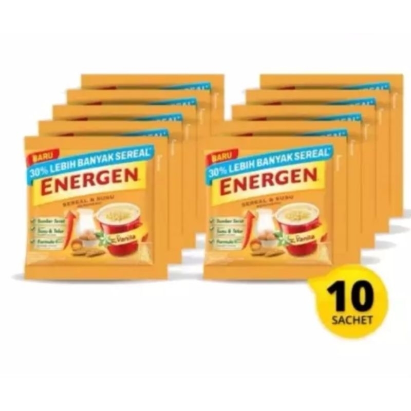 

Energen Cereal Instant Vanilla Renceng10 34gr