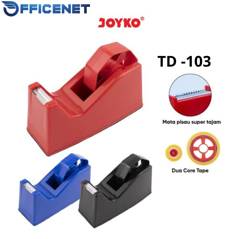 

TAPE CUTTER DISPENSER ALAT PEMOTONG SELOTIP TD 103 JOYKO