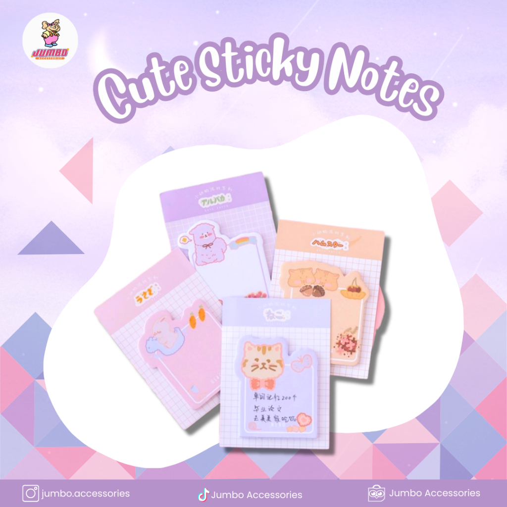 

Stiker Note Memo Kartun Jumbo Accessories