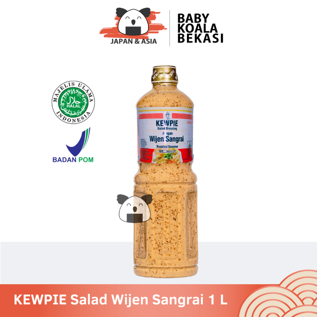 

KEWPIE Salad Dressing Roasted Sesame 1 liter │ Saus Salad Wijen Sangrai - Bekasi