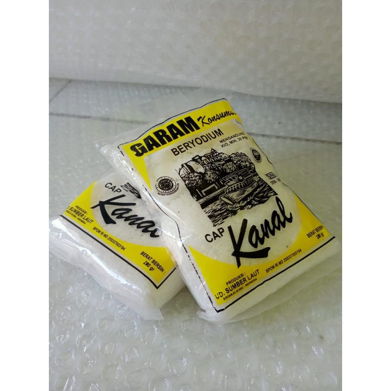 

GARAM DAPUR / GARAM MEJA cap Kanal 200 gram