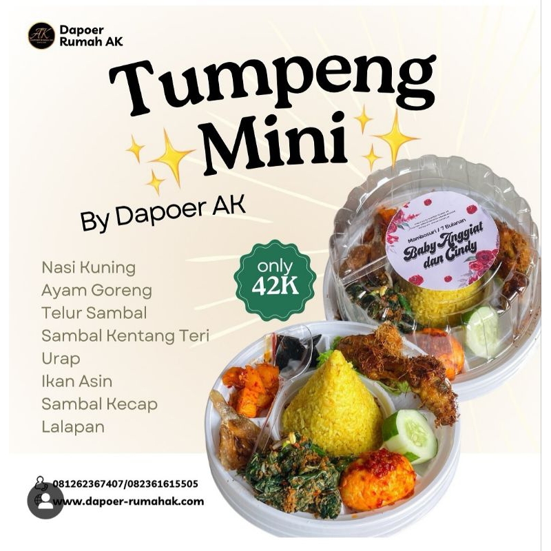

Tumpeng Mini Medan By Dapoer Rumah AK