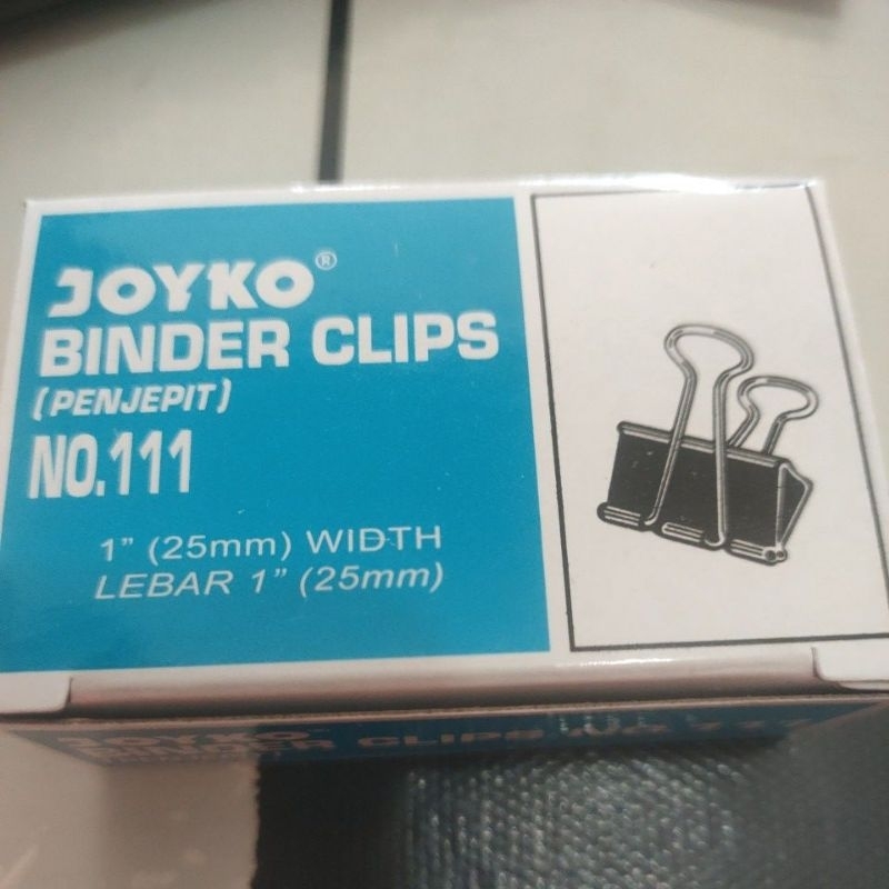 

binder clip joyko no 111 isi 12 pcs