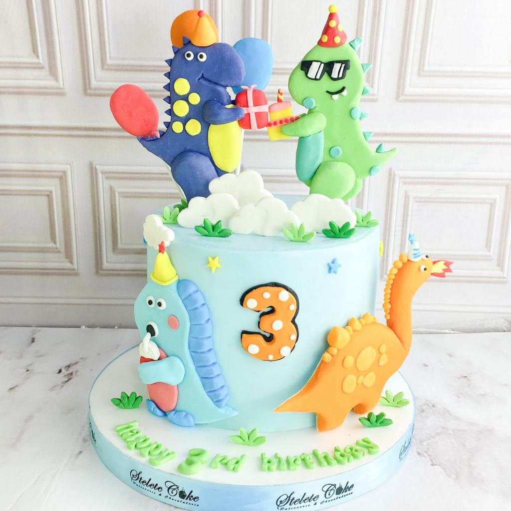 Kue Ulang Tahun/Birthday Cake/Kue Ultah Tema Dino/Kue Ultah Jakarta