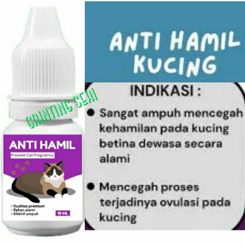 Obat tetes anti hamil 10ml KB untuk kucing dewasa ANTI HAMIL kucing  mencegah kehamilan dan proses o