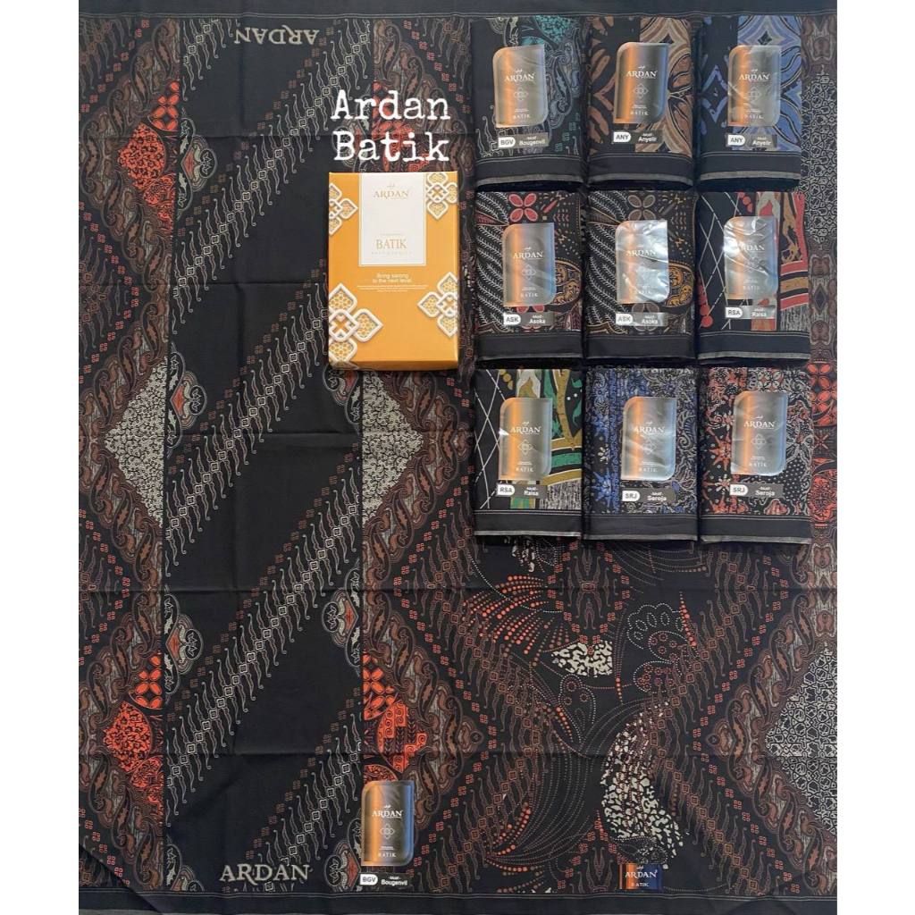 SARUNG ARDAN BATIK MOTIF TERBARU - SARUNG MUSLIM BISA COD