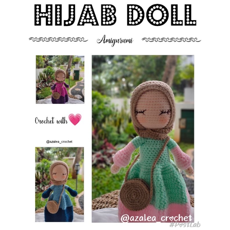 Boneka Rajut Handmade Amigurumi "Hijab Doll"