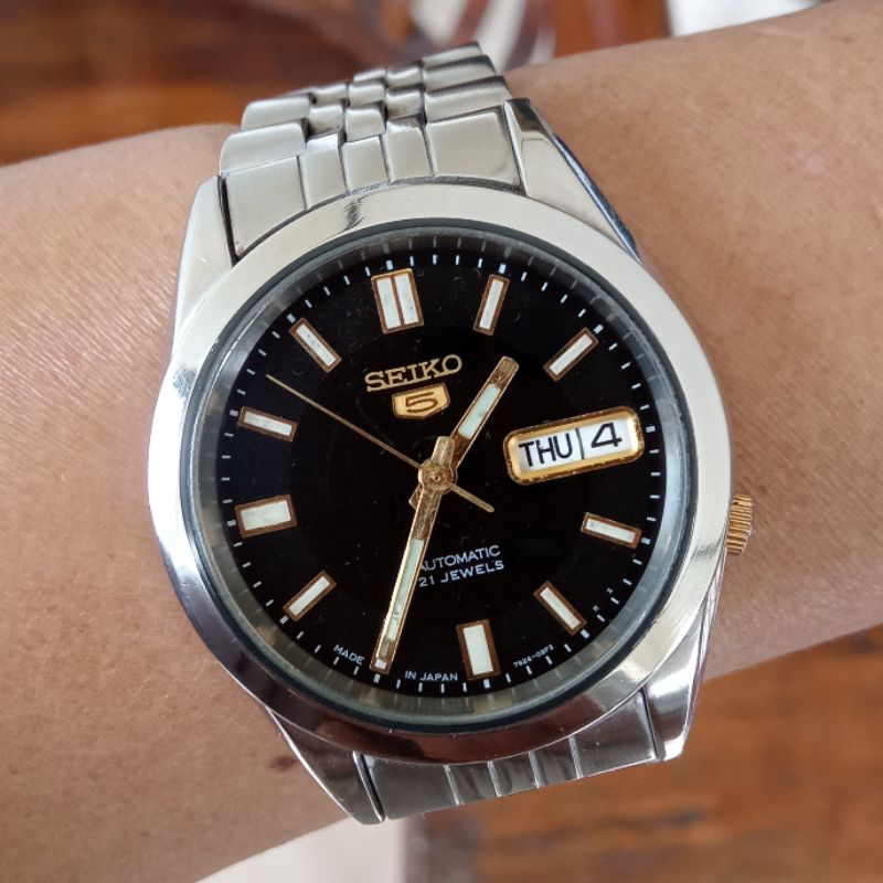 Seiko5 Automatic cal 7s26-00X0 Black Dial