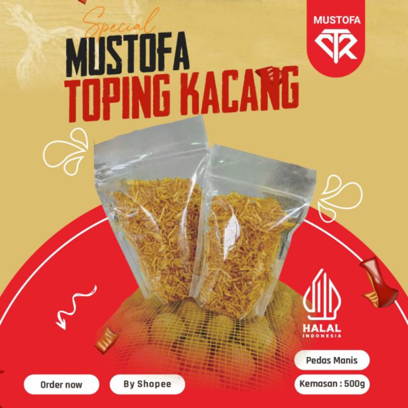 

KENTANG MUSTOFA TOPING KACANG 500 GRAM,GARING, FRESH KRIUK,TAMPA BAHAN PENGAWET MAKAN