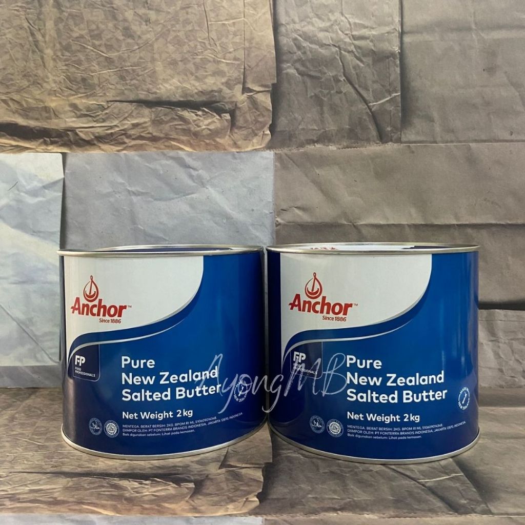 

BUTTER ANCHOR SALTED 2KG PURE NEW ZEELAND SALTED BUTTER