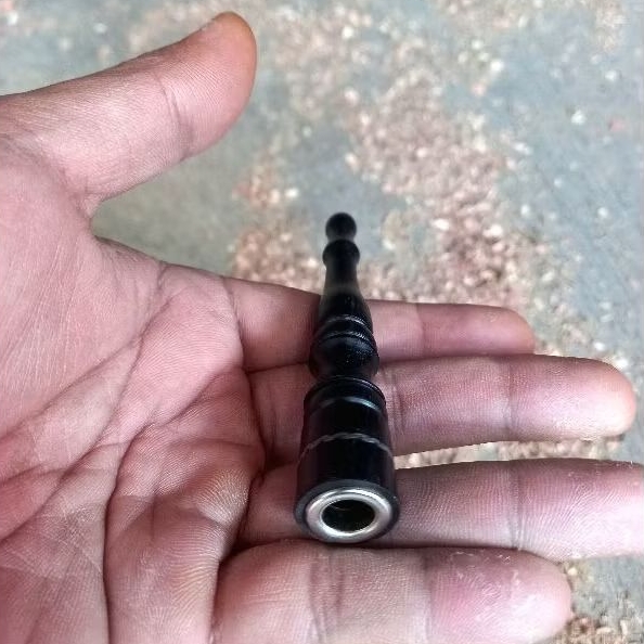 pipa once cangklong kayu galih kelor hitam ukir