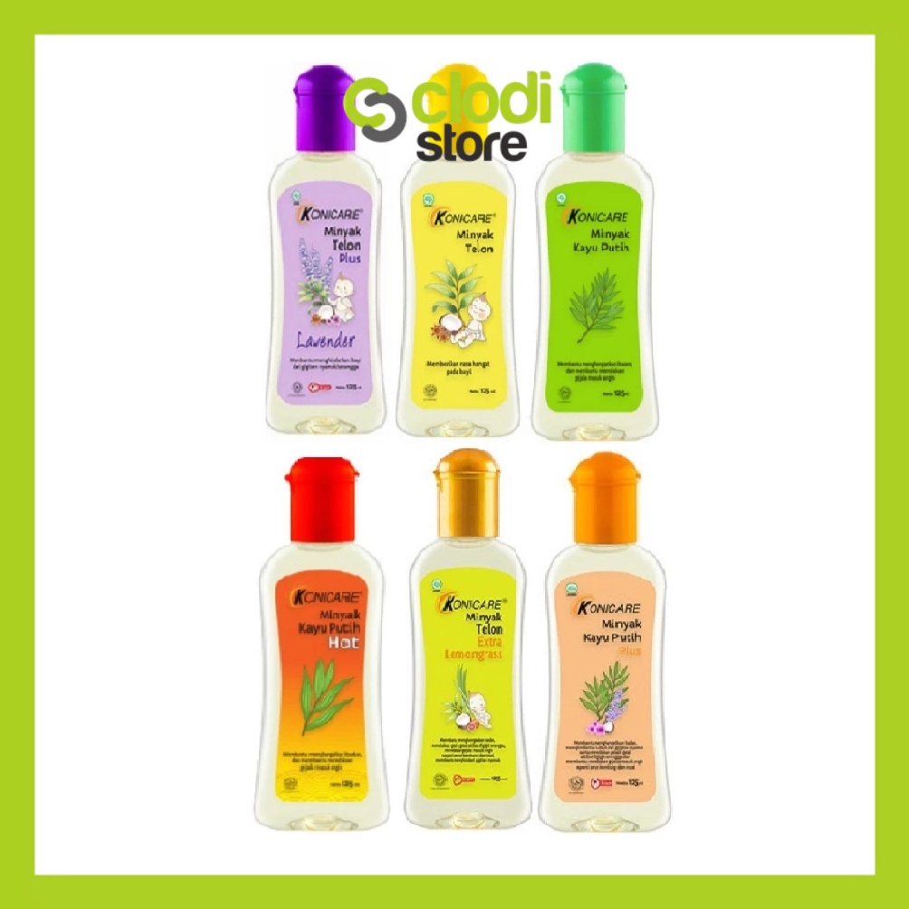 

KODE B6WKP Konicare Minyak Telon Plus Anti Nyamuk Botol 125 ml Minyak Telon Minyak Kayu Putih Konicare Telon Oil
