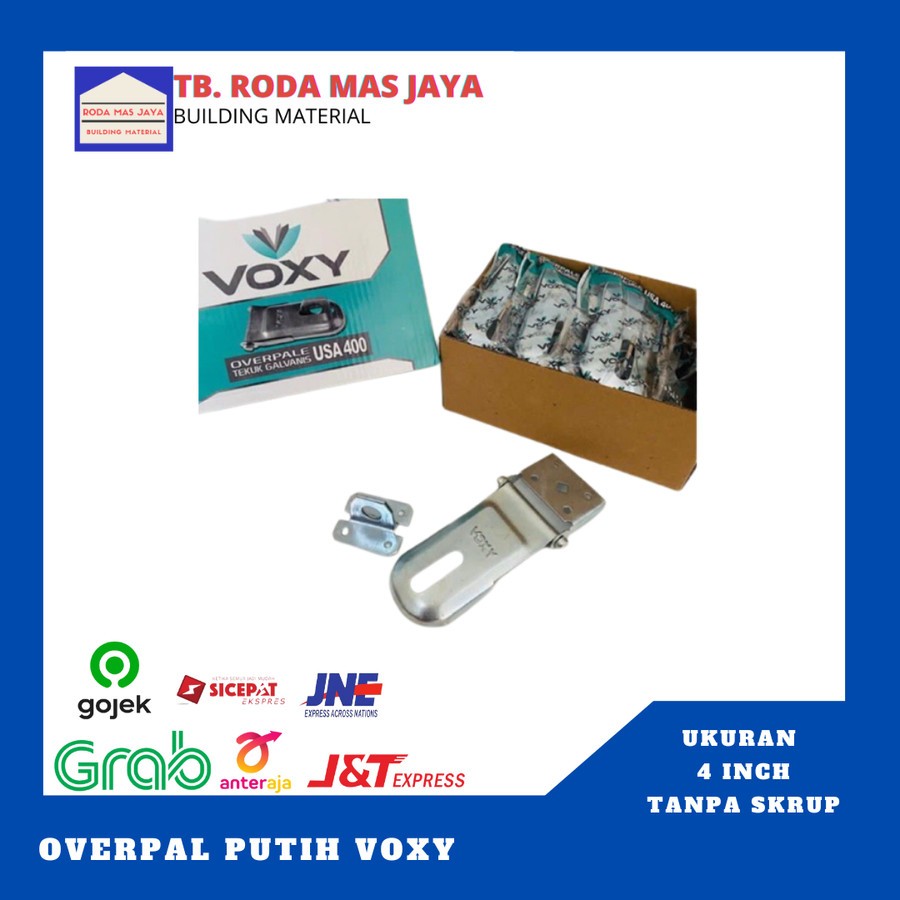 Overpal/Grendel Pengunci/Cantelan Gembok Merk VOXY 4 inch