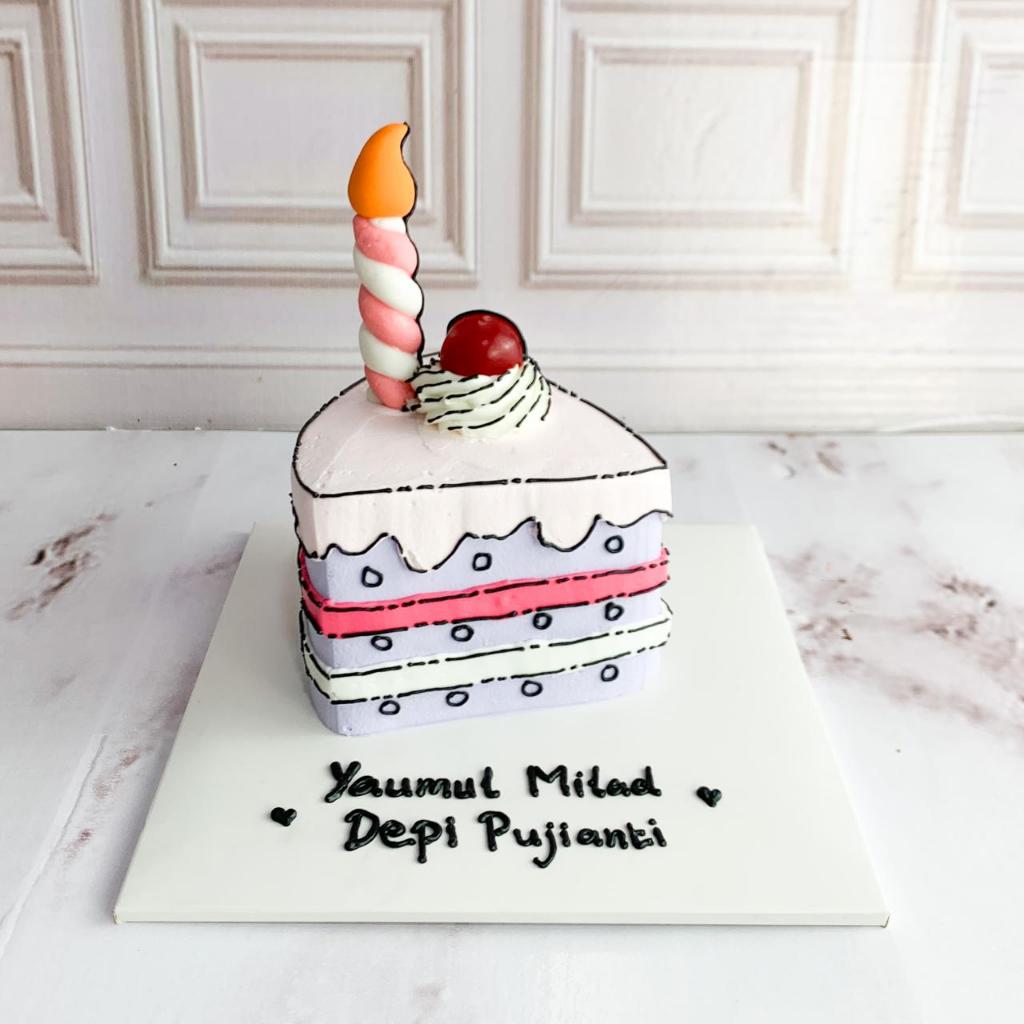 

Kue Ulang Tahun/Birthdya Cake/Kue Ultah Tema cartoon Slice/Kue Birthday Jakarta