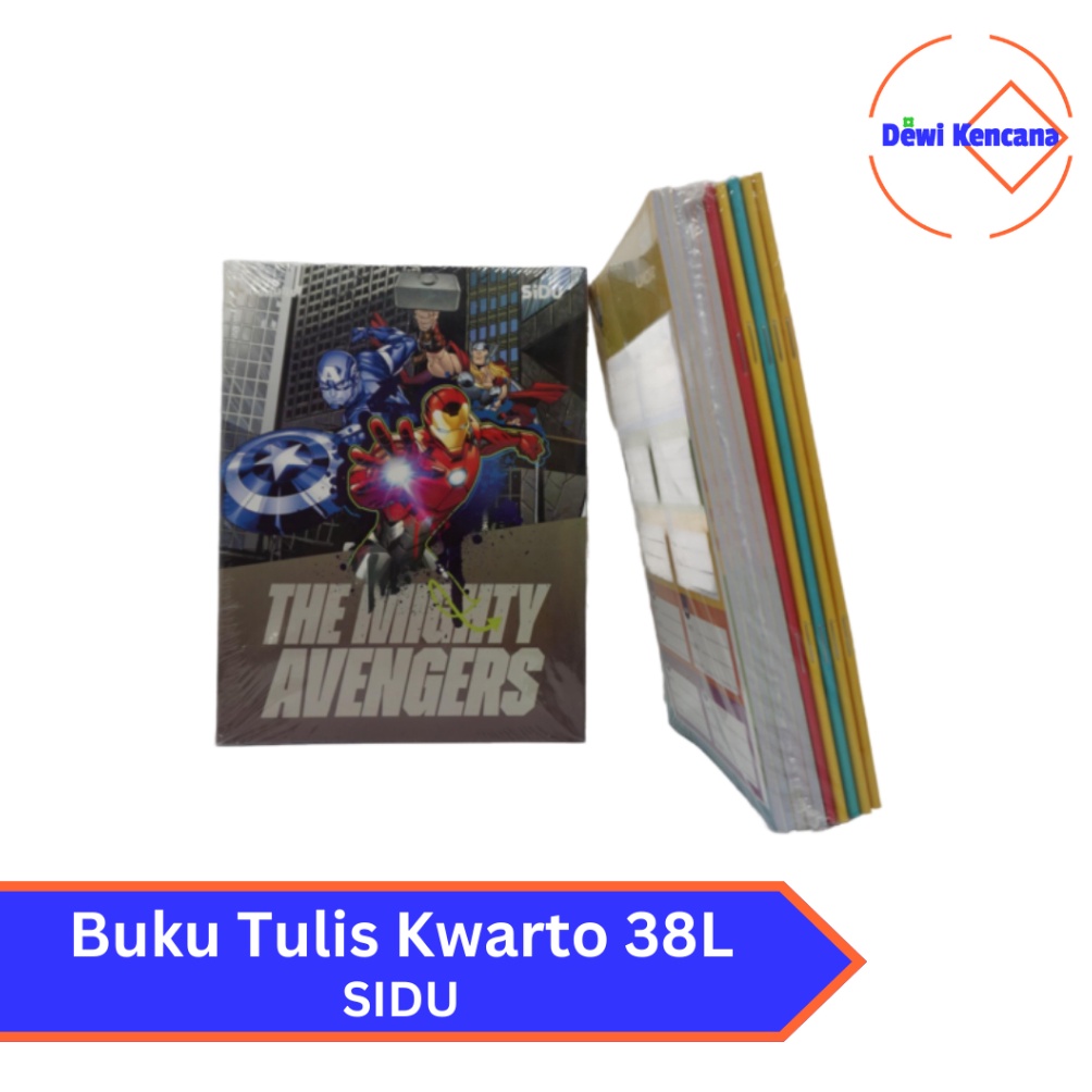 

KODE REFWN Buku Tulis Kwarto 38 Lembar SiDU 1 Pak Isi 1 Buku