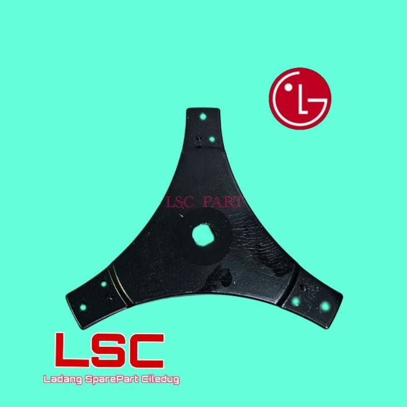 Plat Hitam Segitiga Mesin Cuci LG Top Loading 8.5 9 10 11 12 14 KG Spider Dudukan LG 1 Tabung