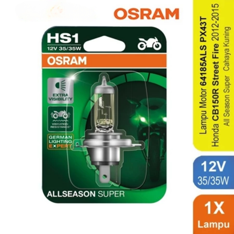 Bohlam Depan Hs1 Vixion All Season Super OSRAM