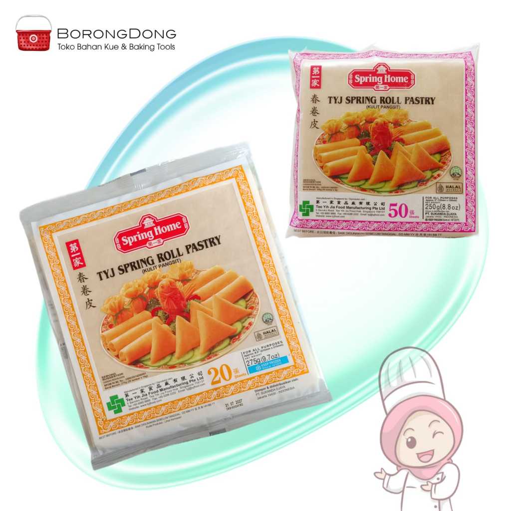 

TYJ Spring Roll Pastry / Kulit Lumpia / Kulit Pangsit / Kulit Sambosa