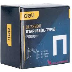 

Deli Refill Stapler / Isi Ulang Refill Staples 8 x 11.2 x 1.2mm*2000pcs Perkakas EDL238011