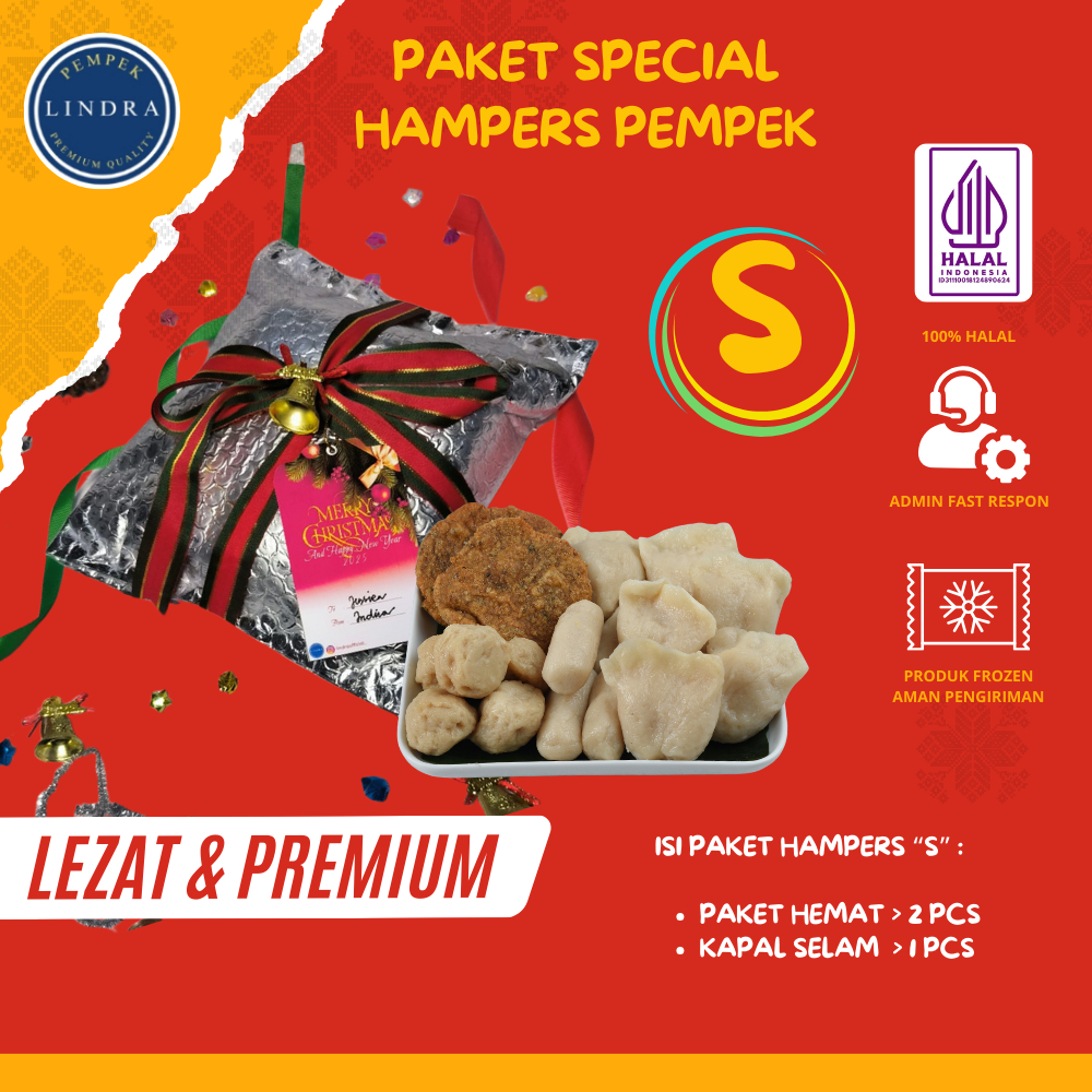 

Paket Hampers (S) pempek Lindra | Lezat & Premium | Pempek Lindra Official | Pempek Berkualitas