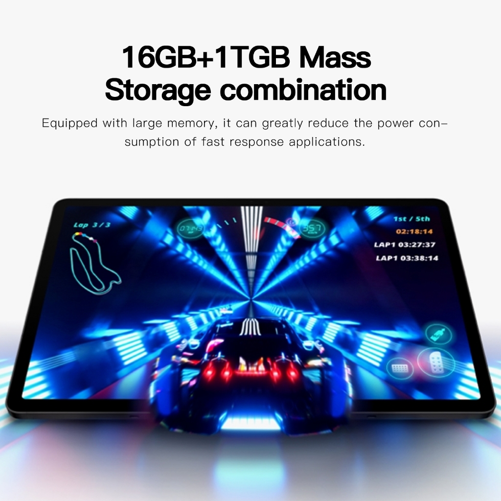 RB9 [Free Keyboard + Mouse + Case]Tablet Android 11.6 Inch 5G Dual SIM, RAM 16GB 1024GB MemTablet