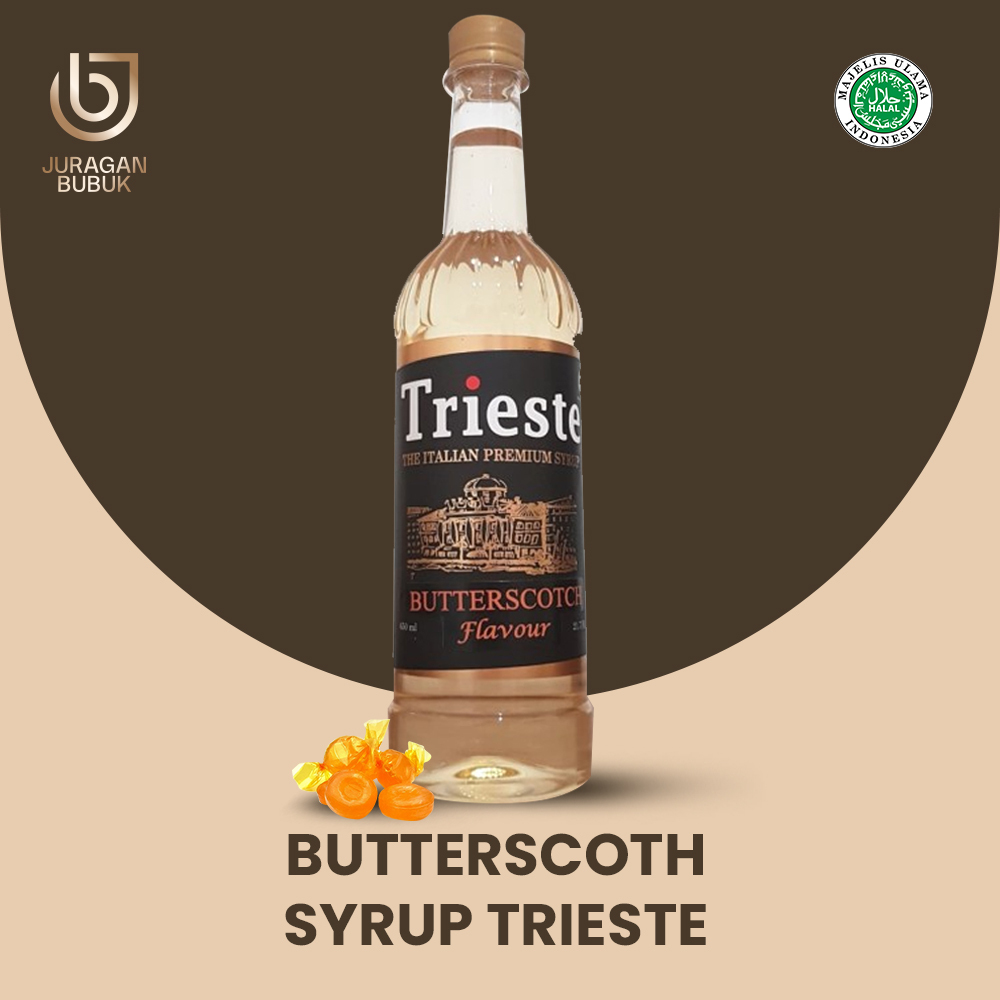 

Varian Rasa Sirup Premium Trieste Butterscotch 650mL