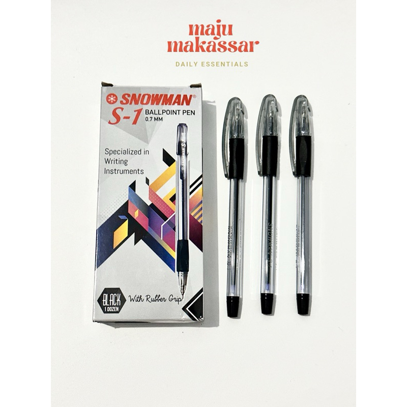 

Pulpen Snowman S1 Ballpoint pen 0.7mm (LSN / 12 PCS)