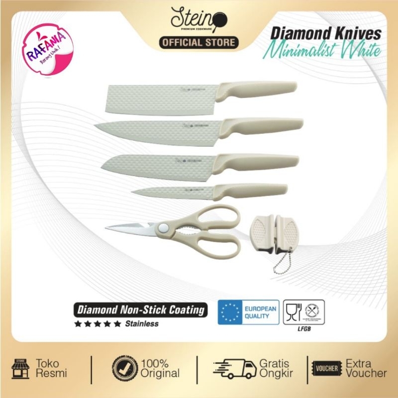 PISAU SET STEINCOOKWARE DIAMOND KNIFE