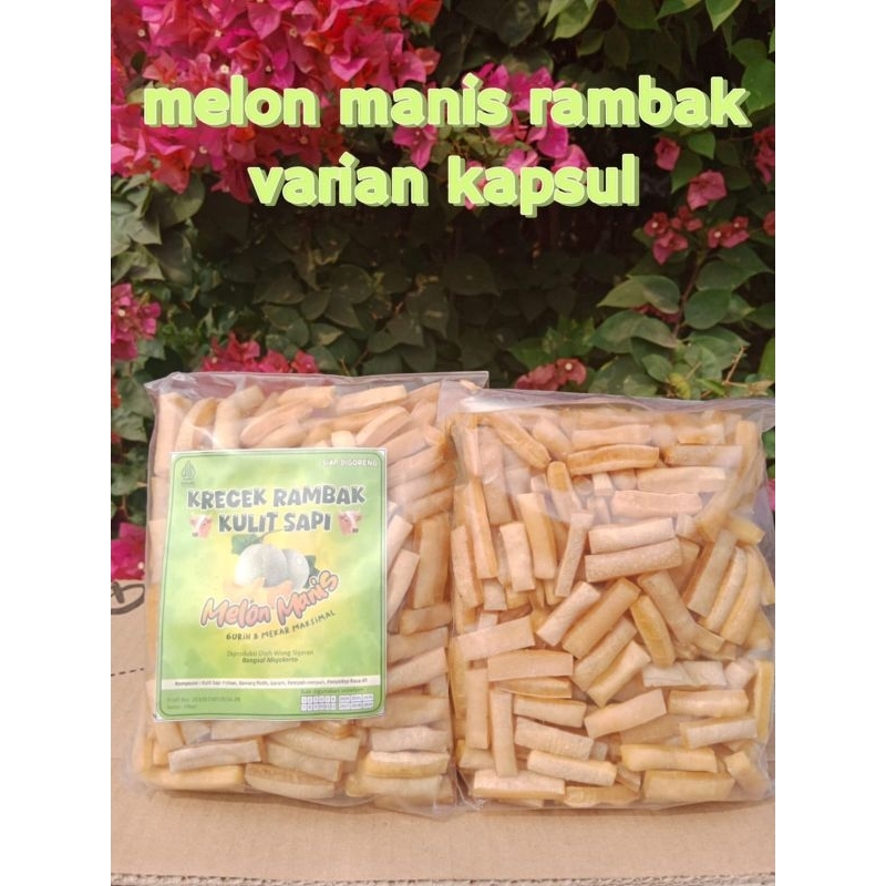

Krecek Rambak " Melon Manis " varian kapsul kemasan 500gram