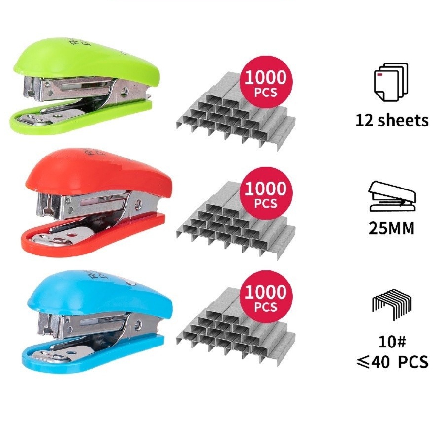 

Deli E0253 Stapler 15 sheets, #10 bahan metal tahan ektra lama